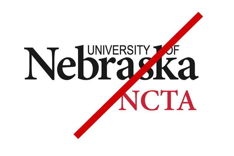 incorrect NCTA wordmark recreated with wrong fonts