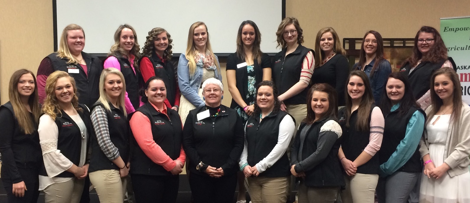 Students at a Women in Ag conference in Kearney, NE. 