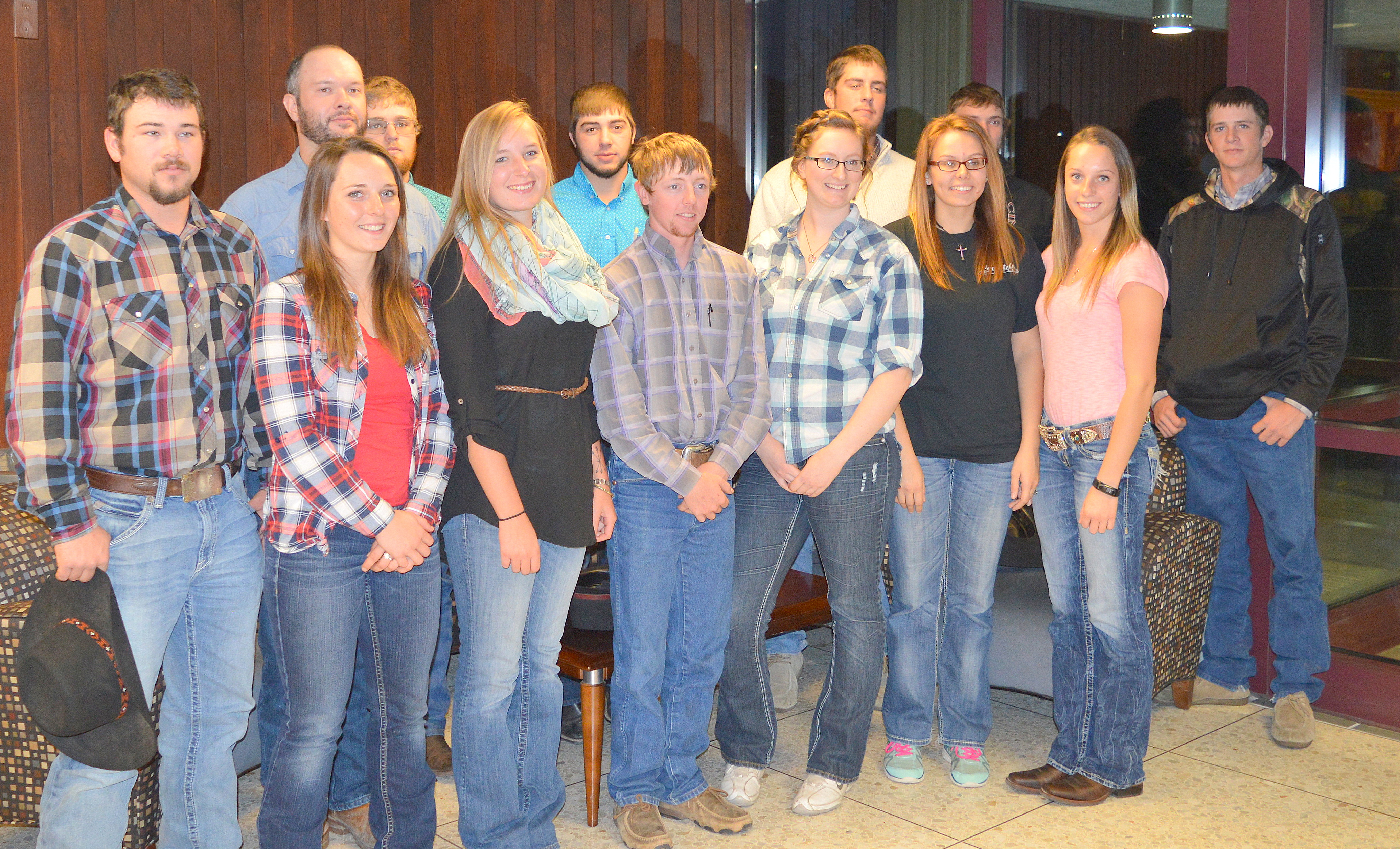 NCTA students representing range management and livestock industry management courses recently attended agriculture forums at UNL. The public is invited to join students for a grasslands program with grazing consultant Allen Williams on Nov. 14 at the NCTA Education Center. (NCTA photo)