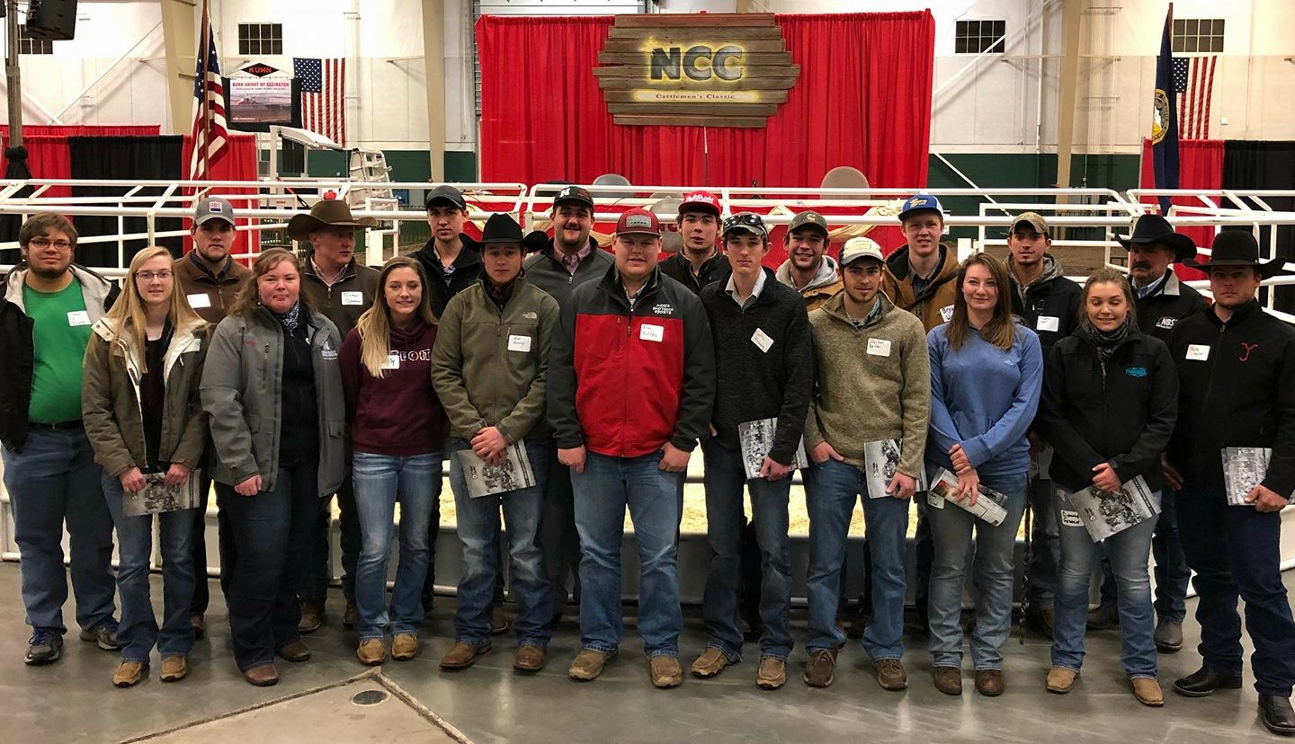 NCTA Beef Production students attended the Nebraska Cattlemen’s Classic Career Day on Monday. (Tina Smith/NCTA photo)