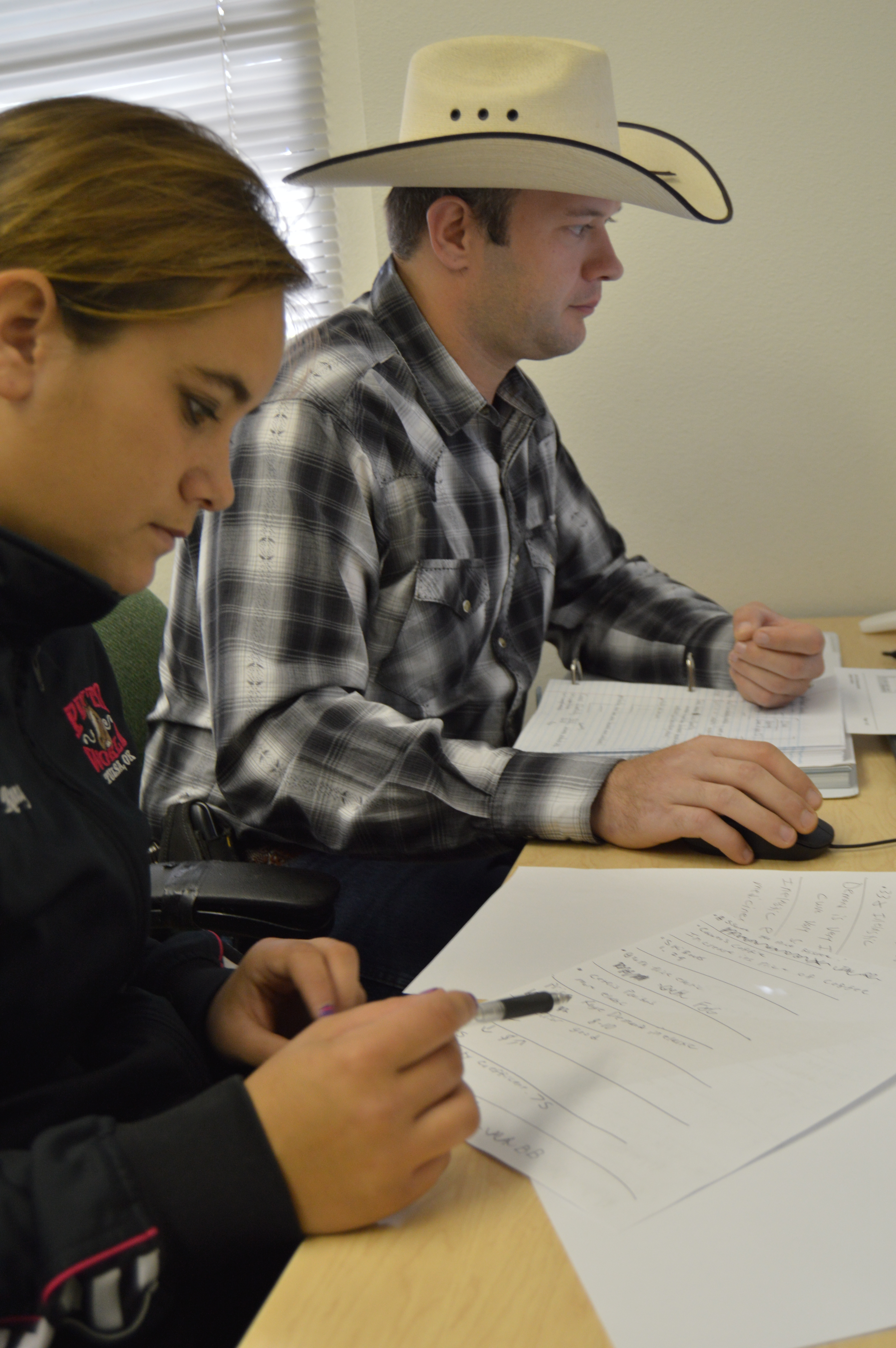 NCTA students study at the campus library