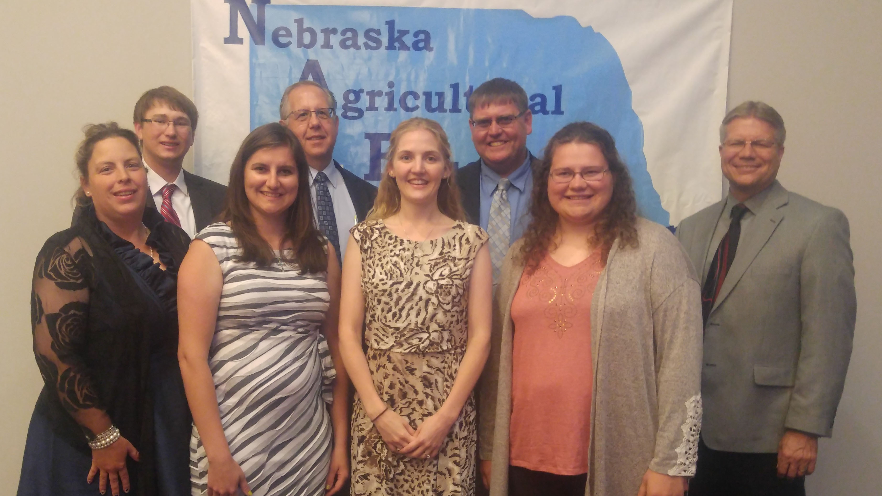 The Nebraska Agricultural Educators Association 2017 annual meeting at Kearney gathered alumni and future ag teachers from the Nebraska College of Technical Agriculture in Curtis. Fourteen NCTA alumni will be teaching in Nebraska ag and FFA programs this fall. (NCTA photo)