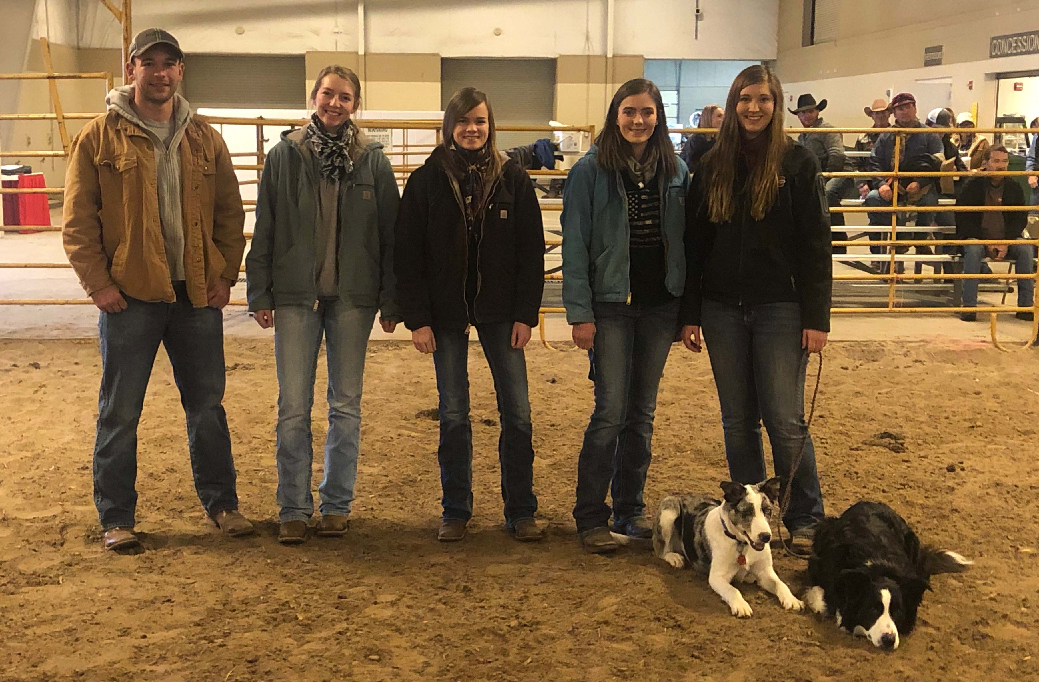 NCTA students gave a stock dog demonstration in February at the Nebraska Cattlemen's Classic in Kearney. (Courtesy photo)