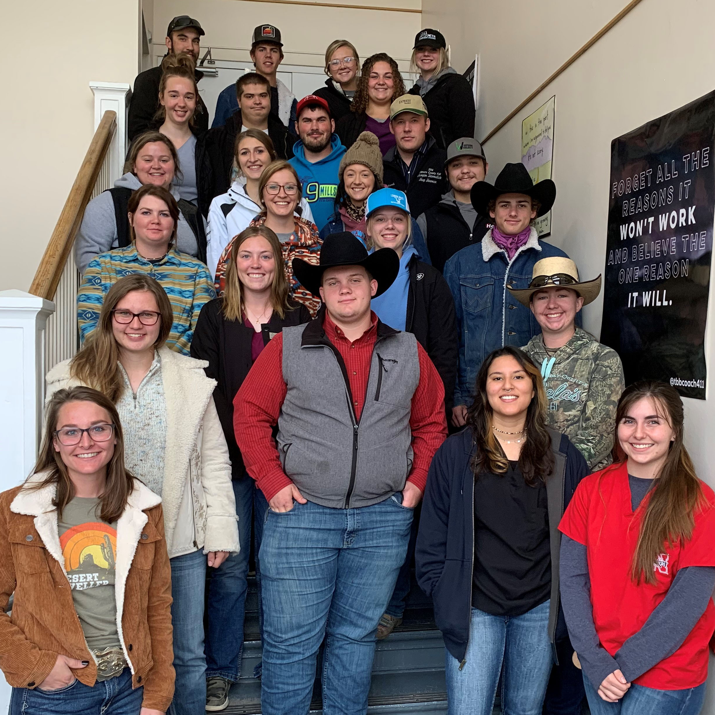  The Student Senate at the Nebraska College of Technical Agriculture represents Aggie clubs, teams, and student organizations on campus. Representatives are selected by their peers. Sixteen Aggies are involved this week in a long-range planning session at NCTA. (Photo by Eric Reed / NCTA) 