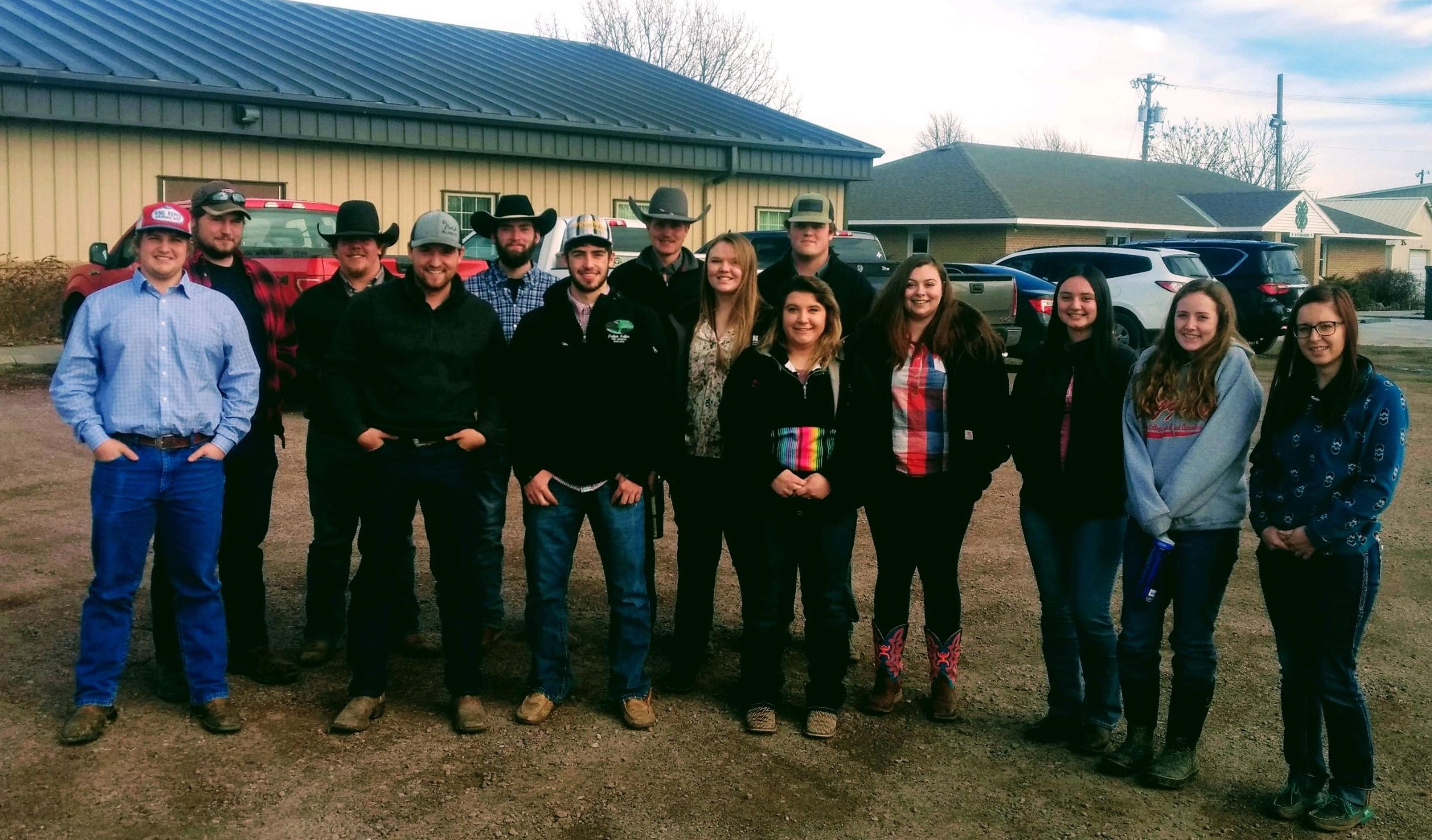 Animal science students from the Nebraska College of Technical Agriculture engage with employers about their careers such as on this feedlot tour in 2019. (NCTA file photo)