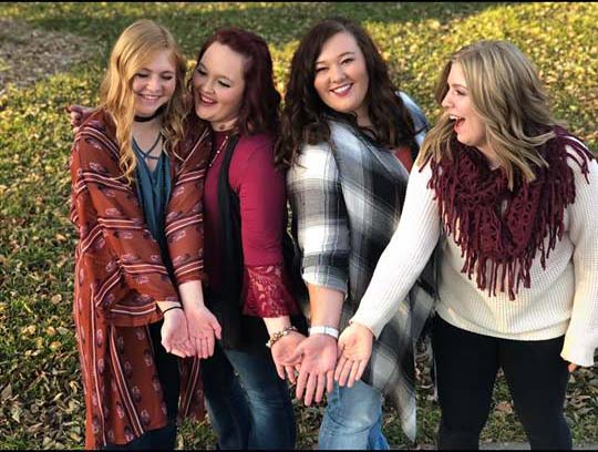 Four Aggies celebrate friendship and the colors of autumn during the 2018 fall semester at the Nebraska College of Technical Agriculture. (Courtesy photo).