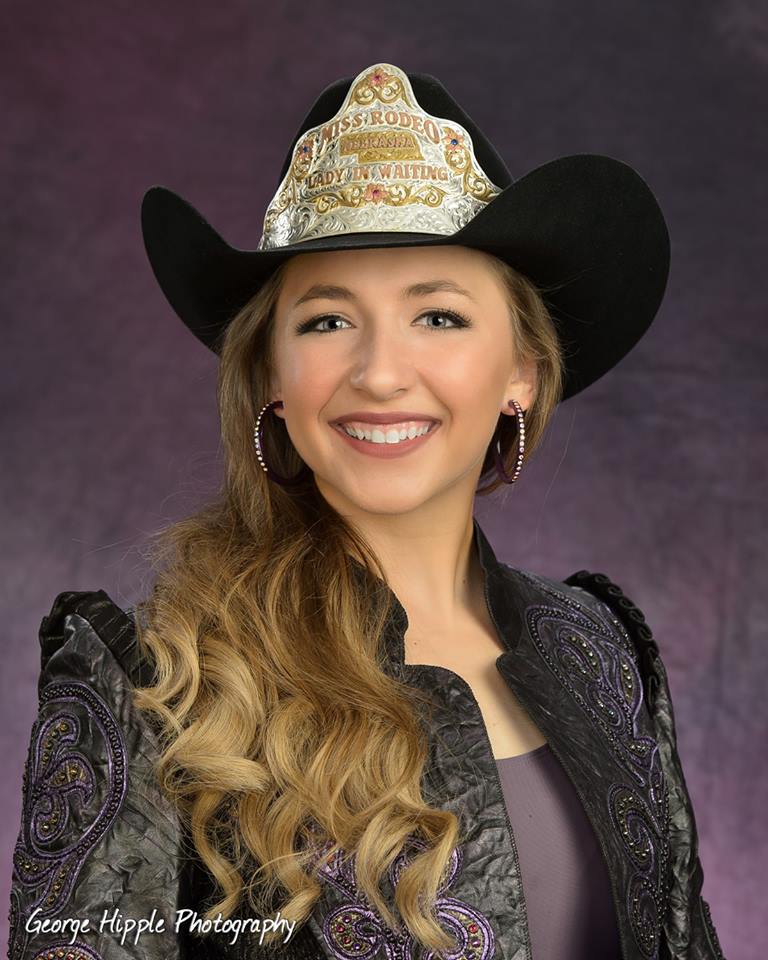 Eva Oliver will receive her new hat crown and official title on January 5 at the Miss Rodeo Nebraska coronation in Valentine. (Photo courtesy of George Hipple Photography)