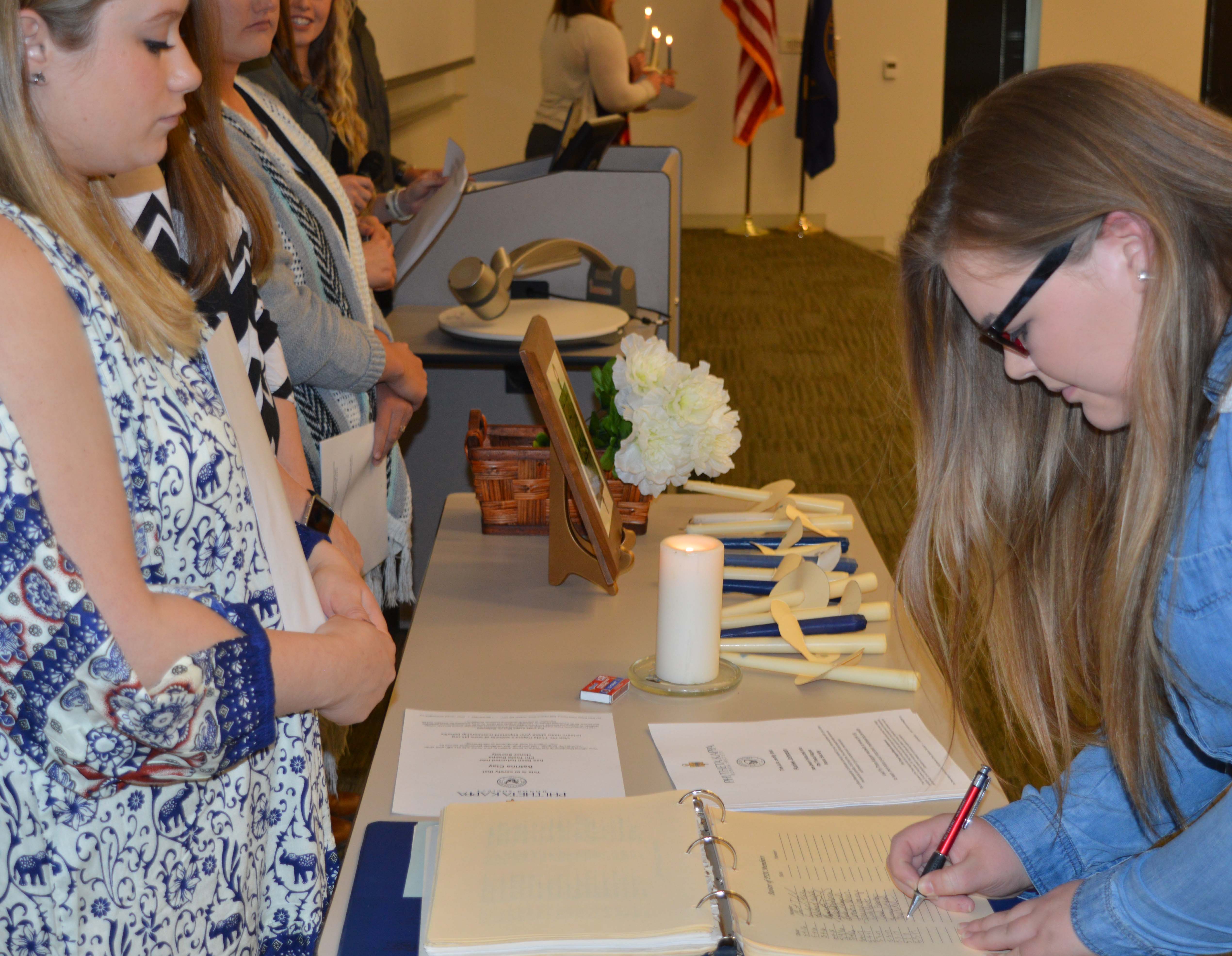 Academic achievement at NCTA is recognized by membership into the Alpha Iota Tau chapter of Phi Theta Kappa academic honorary. Initiation will be May 1 at NCTA. (Crawford/ NCTA News Photo)