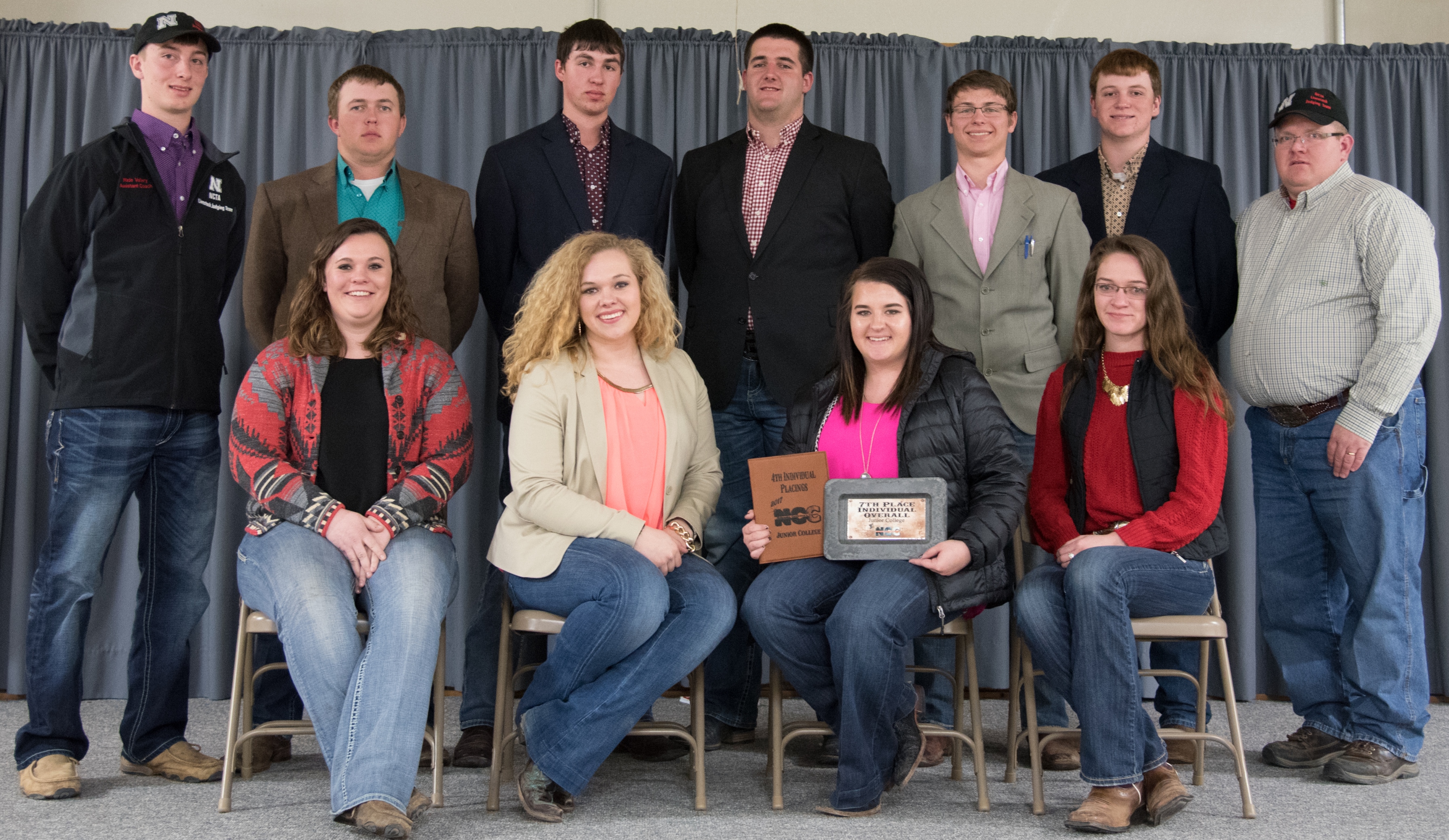 The NCTA Livestock Judging Team competed at the 2017 Nebraska Cattleman’s Classic in Kearney. (Photo by Legacy Livestock Imaging)