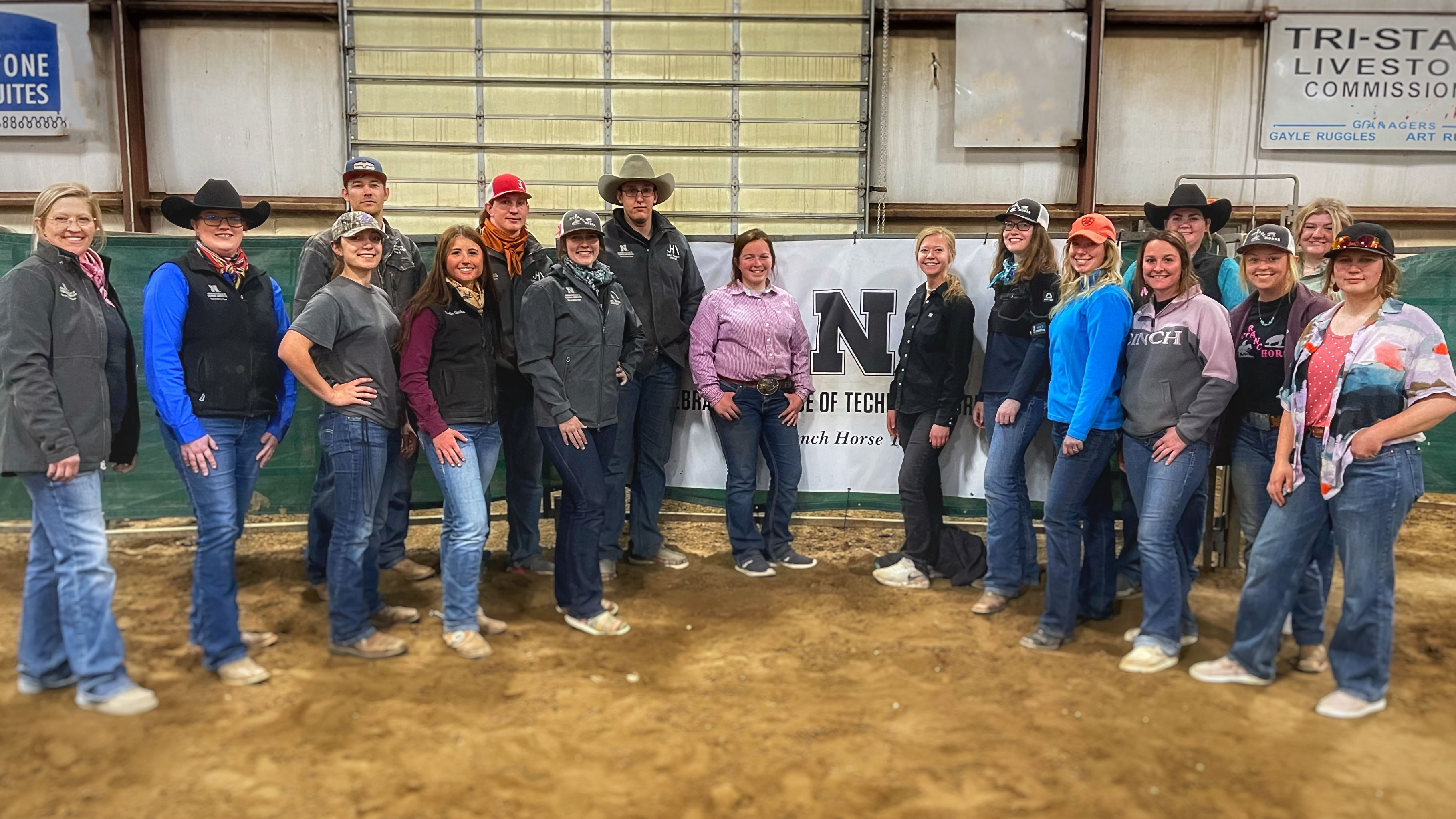 The Ranch Horse Team from the Nebraska College of Technical Agriculture hosted the 2022 Punchy in Pink Spring Roundup in McCook. The April 8-10 show drew more than 100 exhibitors. (NCTA RHT photo)