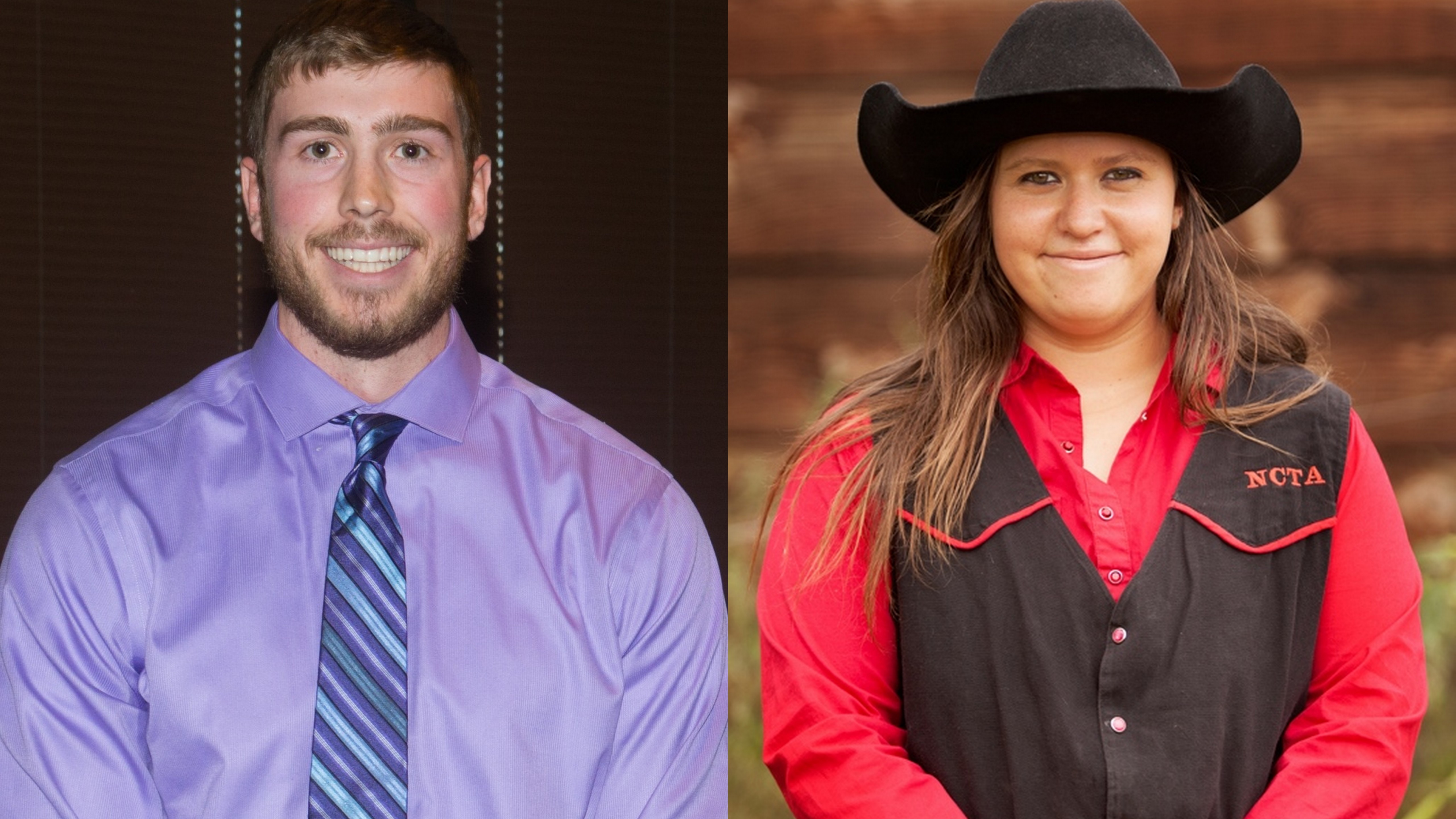 Ross Steward, Littleton, Colo., and Amelia Petska, Blue Hill, have been named Aggies of the Month for April by the Nebraska College of Technical Agriculture. 
