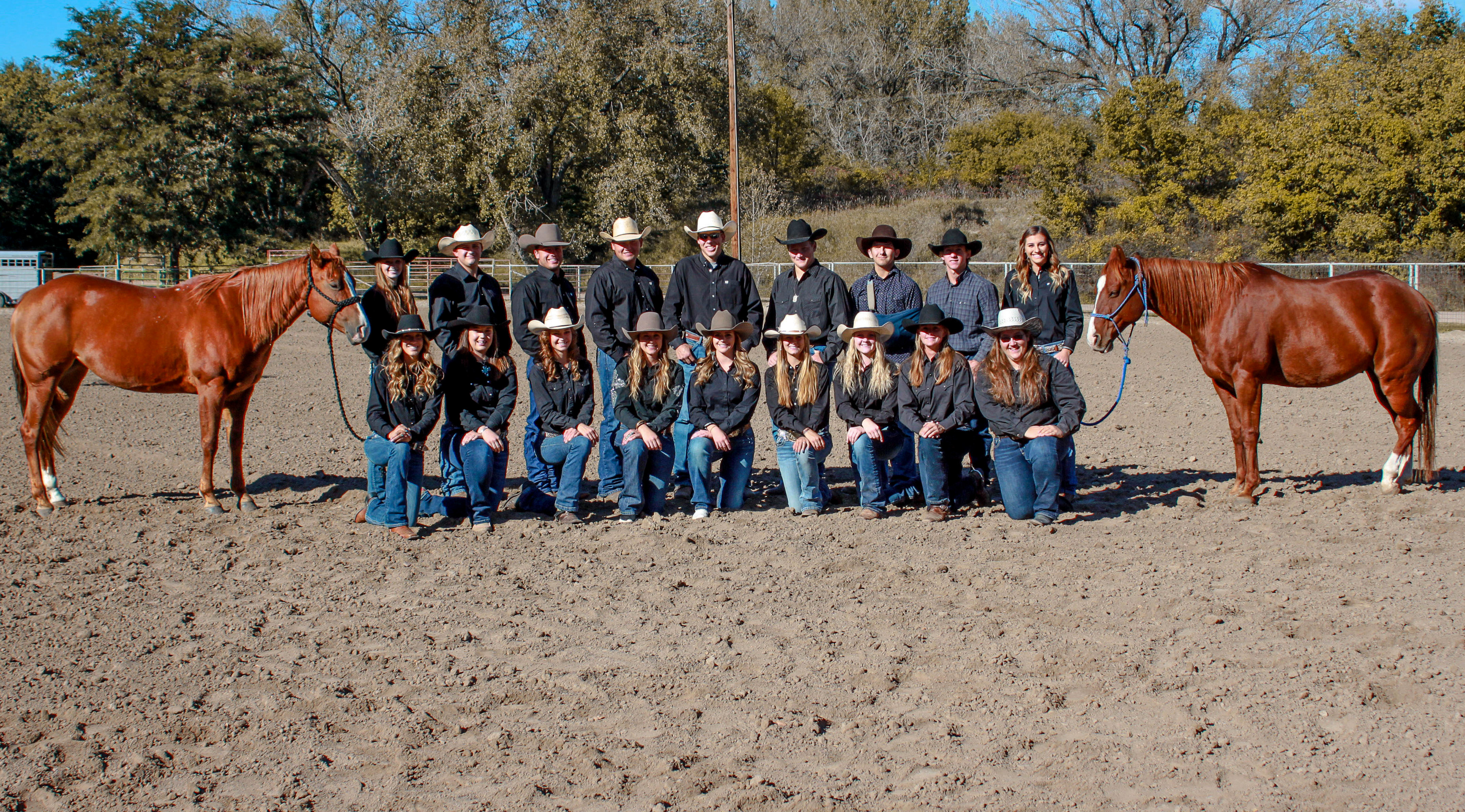 NCTA Aggie Rodeo Club includes competitive athletes on the traveling team and supporting members. They compete in Ames, Iowa this weekend. (Photo by Tori Rossenbach)