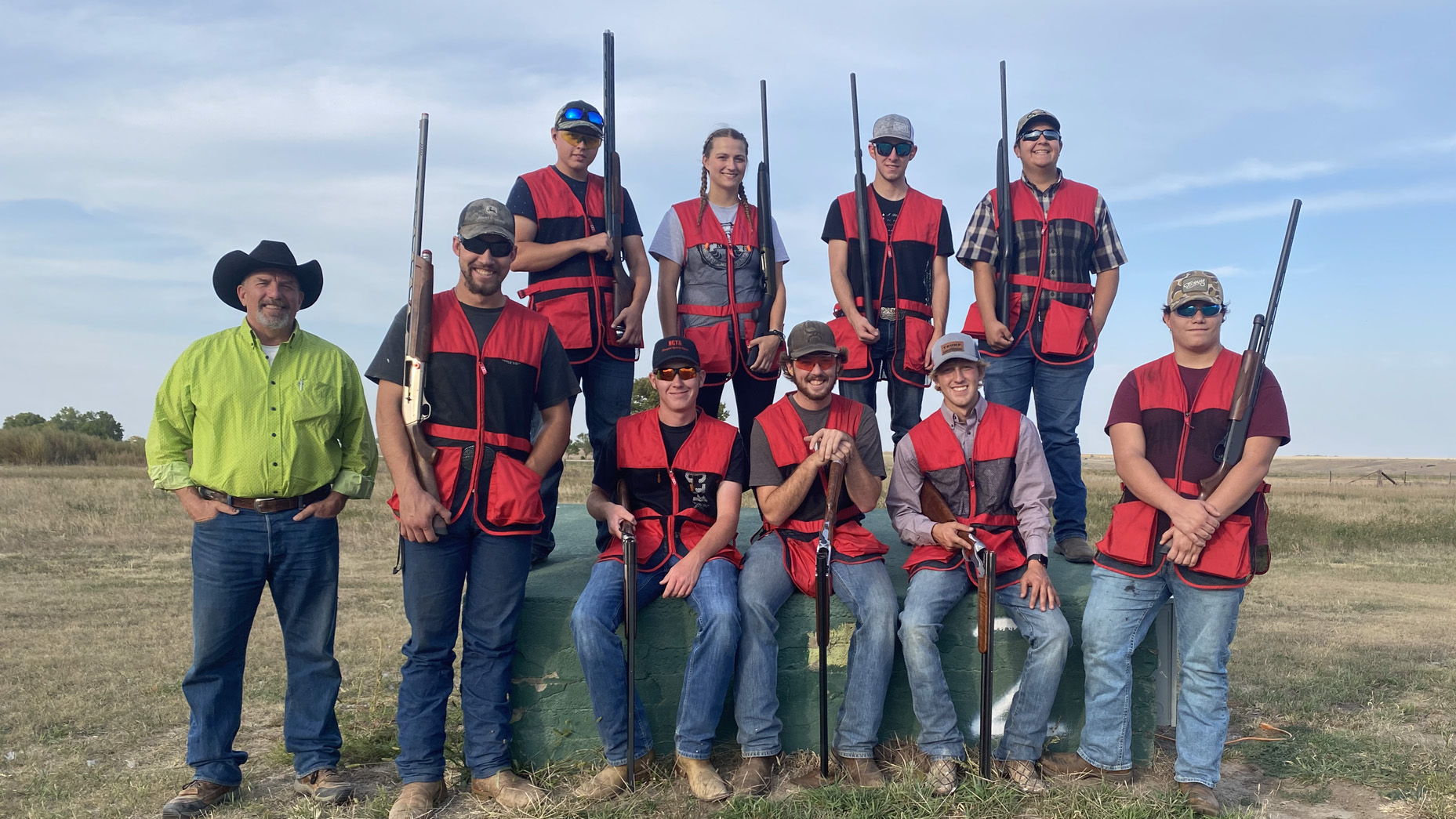 The NCTA Shotgun Sports Team is this week’s feature in the Aggie Club Highlight. The club's Sporting Clays event for the public is Saturday. (Bassett / NCTA News photo)