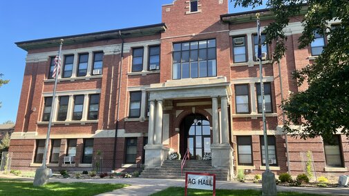 Ag Hall- the first building on the NCTA campus!