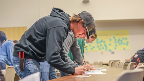 NCTA students in a classroom. 