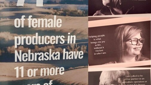Women In Ag Legacy Display