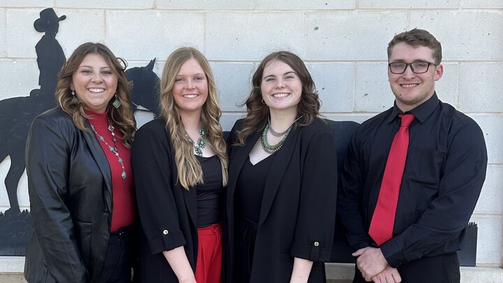 NCTA Ag Business students competing in Ag Communications at NACTA. 