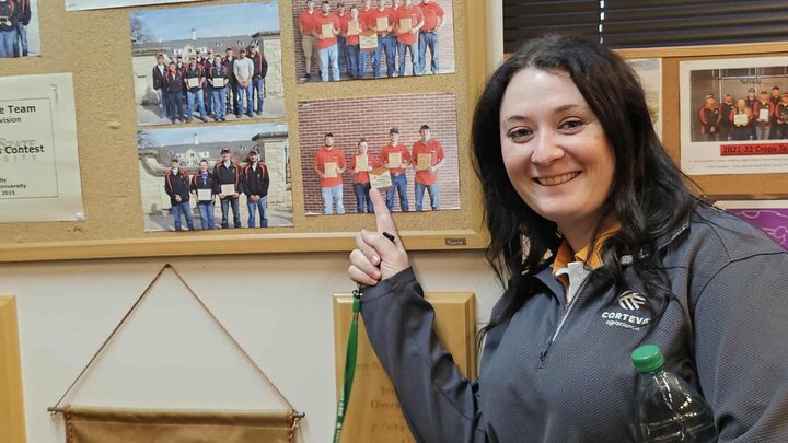 NCTA Agronomy Orientation students welcomed NCTA alumna Desarae Catlett as a guest speaker this week. Now a phenotyping specialist with Corteva Agriscience, Desarae shared her journey from the small-campus community in Curtis to a rewarding career in seed research and development. The Agronomy Orientation course connects students with industry professionals and successful alumni to help them build career goals, strengthen academic skills, and explore real-world pathways in agriculture.