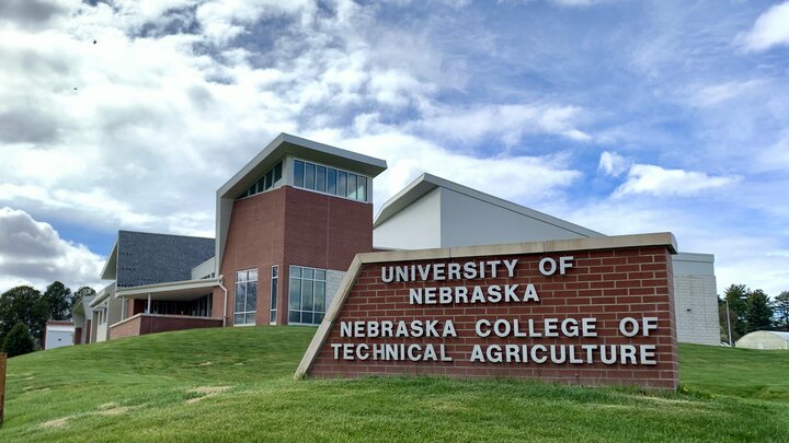 The Nebraska Agriculture Industry Education Center on the campus of the Nebraska College of Technical Agriculture in Curtis.