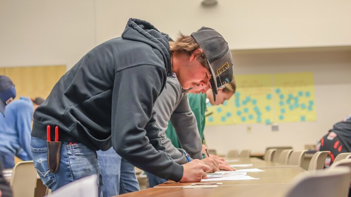 NCTA students in a classroom. 