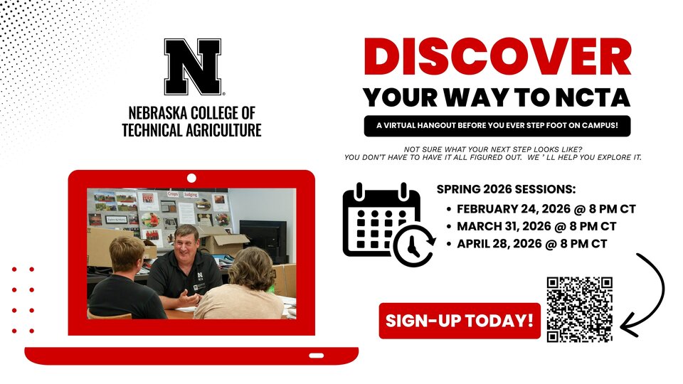 Image of Discover your way to NCTA with updated zoom sessions of Feb 24th, 2026, March 31st, 2026 and April 28, 2026 and QR code