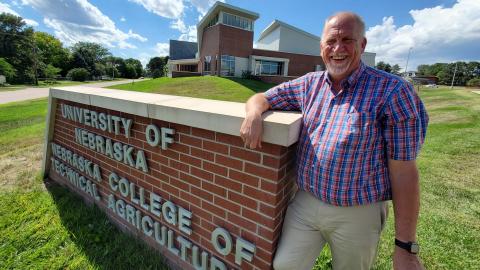 Dean Larry Gossen will welcome new and returning Aggie students to the Nebraska College of Technical Agriculture campus when fall classes begin August 24. (Crawford / NCTA News photo)