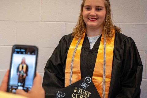 Chantelle Schulz completed her Associate of Science degree in agricultural education in 2019.