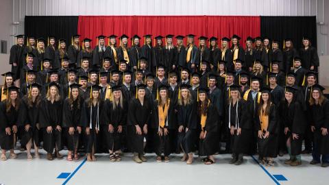 Class of 2022 Nebraska College of Technical Agriculture commencement on May 5 at the Curtis Memorial Community Center. (Photo by Staci Blomstedt / NCTA News)
