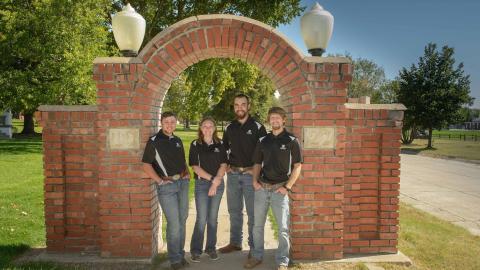 Aggies at the Nebraska College of Technical Agriculture. (Photo by George Hipple / NCTA)