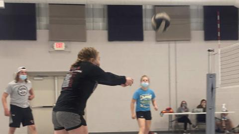 Volleyball championships for Intramural Sports are currently underway at NCTA. (Annie Bassett / NCTA News)