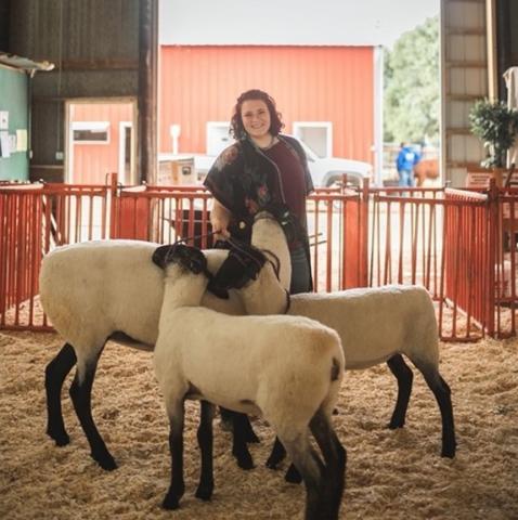 During her teenage years, Emily Grote has been active in 4-H and FFA programs in Minnesota. (Courtesy photo)