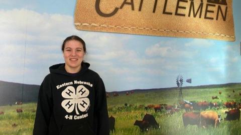 Jaylee Lynn DeGroff of Burwell received the Jim and Helen Gran Scholarship to attend the Nebraska College of Technical Agriculture. (Annie Bassett / NCTA Photo)