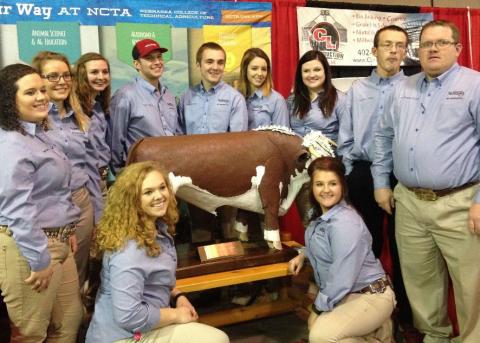 NCTA Agriculture Education majors at the 2016 Nebraska Cattlemen Classic in Kearney. (File Photo) 