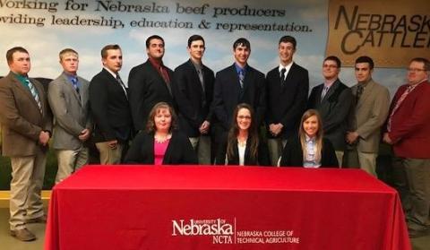 The 2017-2018 Livestock Judging Team is an example of students engaged in academic enhancement opportunities at NCTA. (File photo)