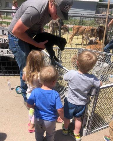 Oakview Childcare Center children visited a farm this summer to see small animals. (Courtesy photo of Oakview Childcare Center)