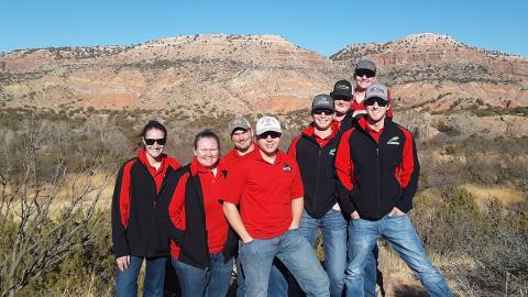 The NCTA Crops Judging Team recently traveled to Texas for a collegiate contest. NCTA won the 2-year college division. (Ramsdale / NCTA)